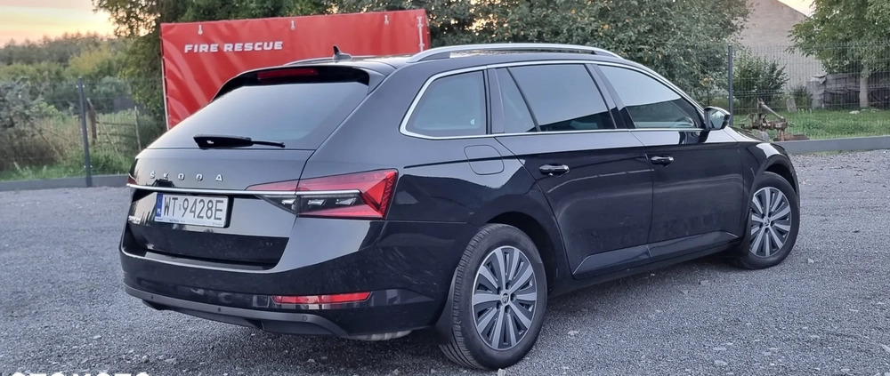 Skoda Superb cena 147600 przebieg: 49000, rok produkcji 2021 z Nowogród małe 667